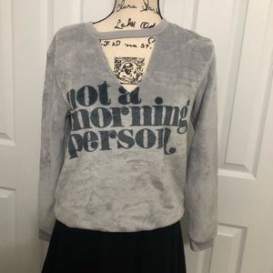 Grey comfy sweatshirt